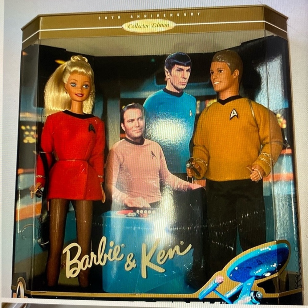 Star Trek Collector's Edition Set 30th Anniversary Barbie & Ken 90’s